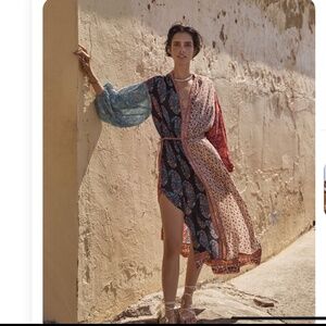 Boteh Midi Dress Multi NWOT